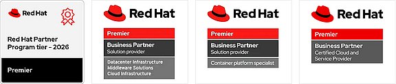 Logos: Red Hat Premier