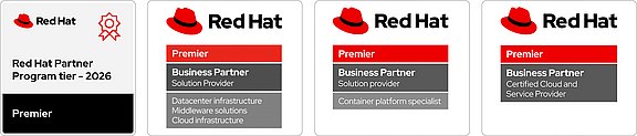 Logos: Red Hat Premier