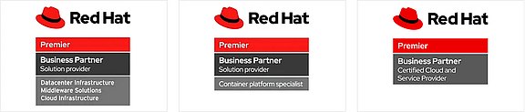 Logos: Red Hat Premier
